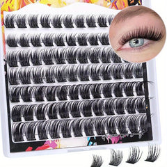 Natural Look D Curling Lash Clusters DIY Eyelash Extensions