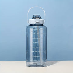70oz Portable Transparent Fitness Water Bottle Leak Proof
