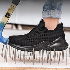 Men's Steel Toe Puncture Proof Work Safety Shoes