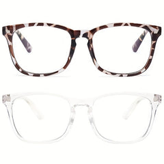 2pcs Light Blocking Glasses Anti Eyestrain & UV Glare Eyewear