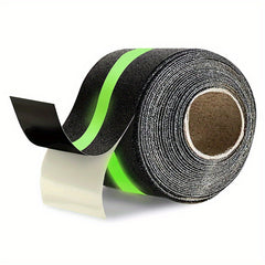 Heavy Duty Anti Slip Tape W/ Glow-In-Dark Stripe for Stairs 35ft