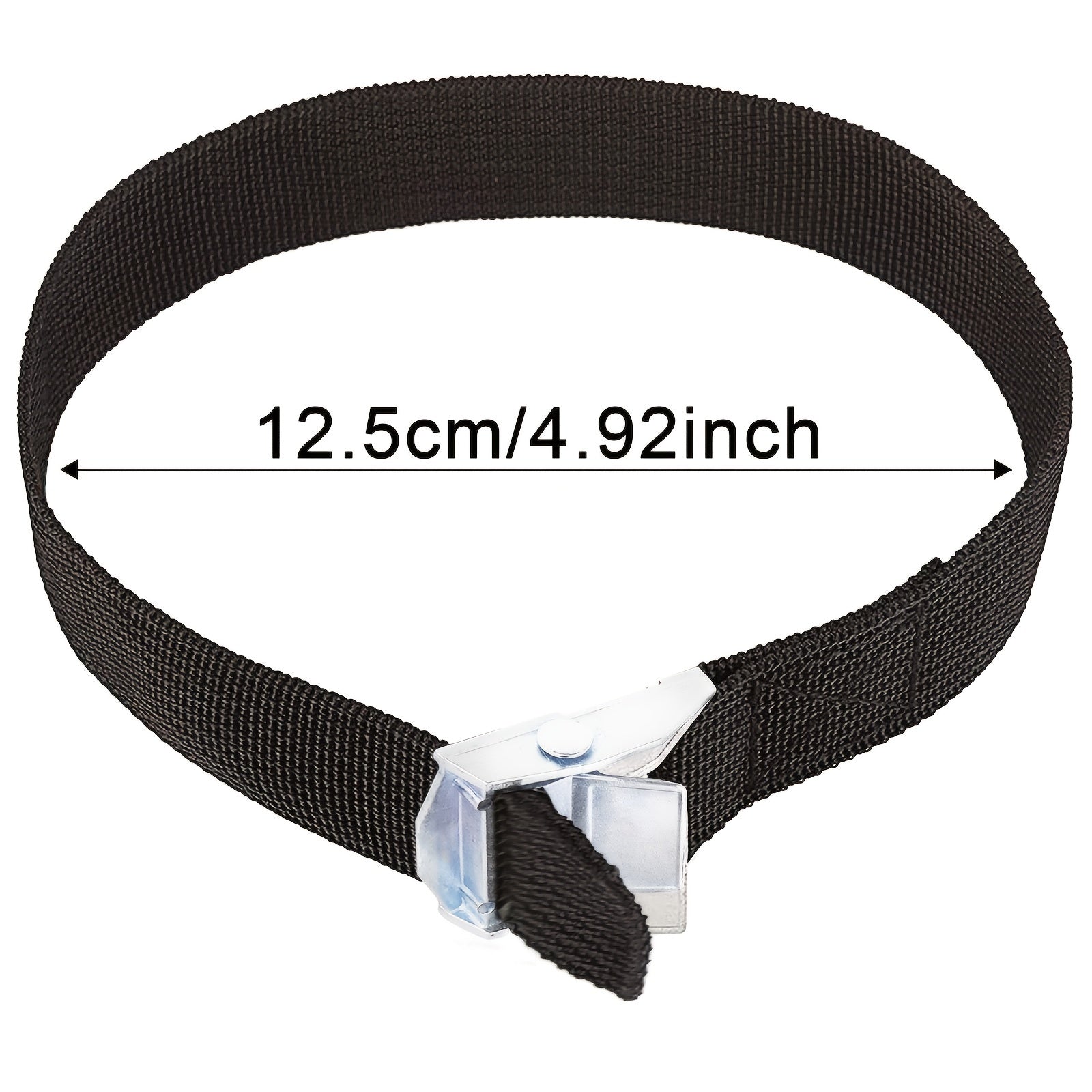 12pcs Adjustable Lashing Straps Stainless Fastening Straps for Bicycle