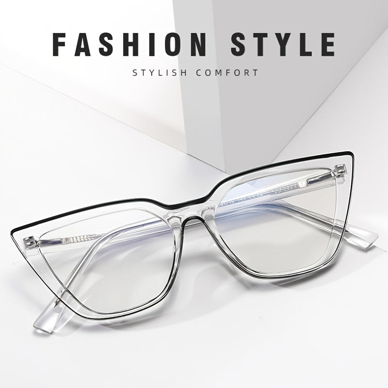 Light Blocking Cat Eye Computer Glasses Women Men TR90