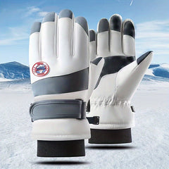 Winter Windproof Outdoor Gloves Waterproof Thicken Gloves With Velvet