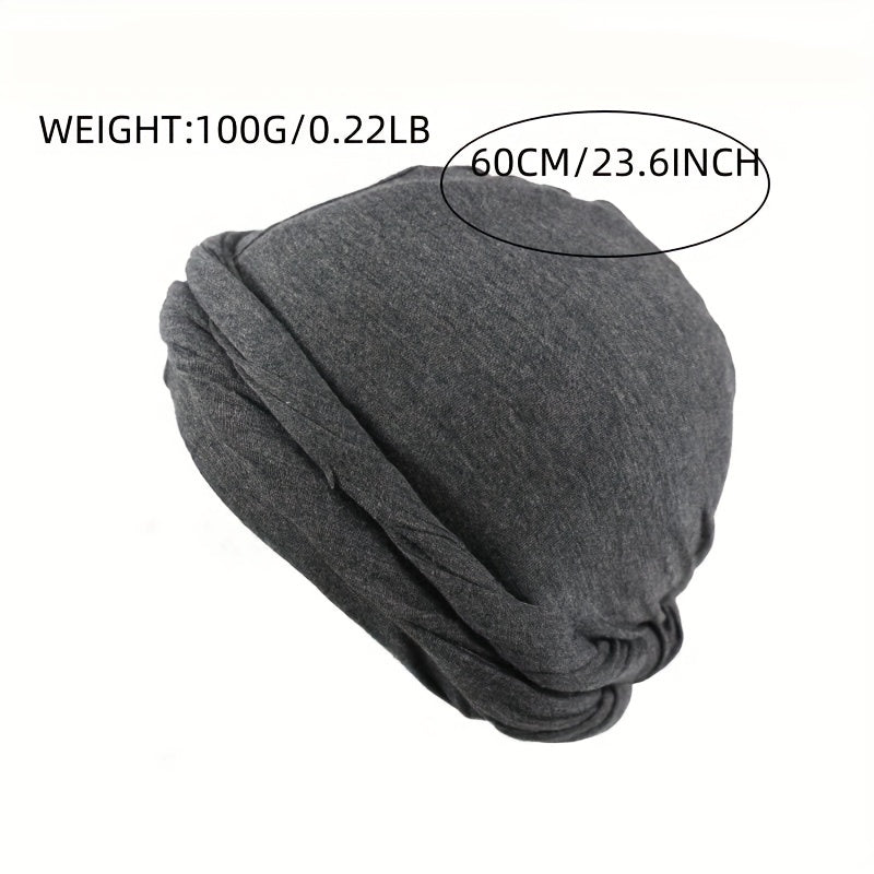 Hip Hop Braid Turban Cap Unisex Beanie Skull Cap Lightweight Head Wrap Bandana