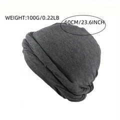 Hip Hop Braid Turban Cap Unisex Beanie Skull Cap Lightweight Head Wrap Bandana