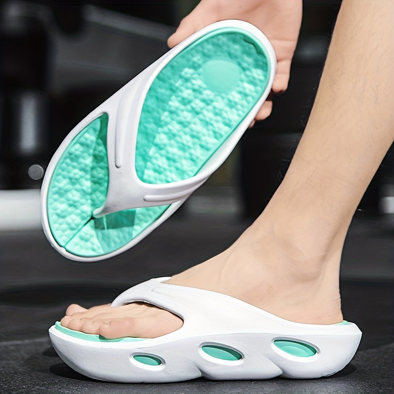 Men's Thick Sole Thong Sandals Non Slip Flip flops Shoes