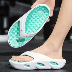 Men's Thick Sole Thong Sandals Non Slip Flip flops Shoes