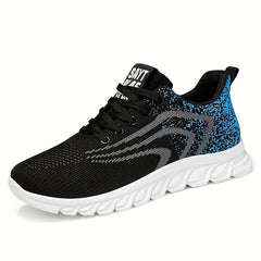 Thick Sole Shock Absorption Mesh Breathable Running Shoes