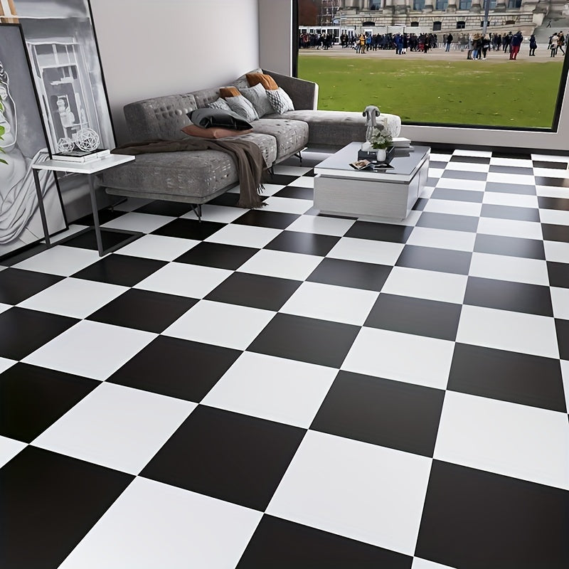 10pcs Wear-resistant Self-adhesive PVC Floor Sticker