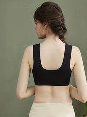 5pcs Lace Decor Wirefree Sports Bra for Women