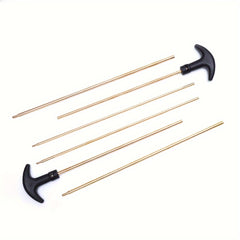 Portable Heavy Duty Cleaning Kit Rod Brass Bristles Brush Set