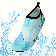Whale Pattern Sporty Socks for Yoga Swim Surf