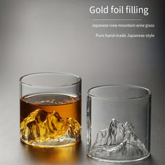 Creative Glass Whiskey Wine Cup 300ml Outdoor Travel Water Cup