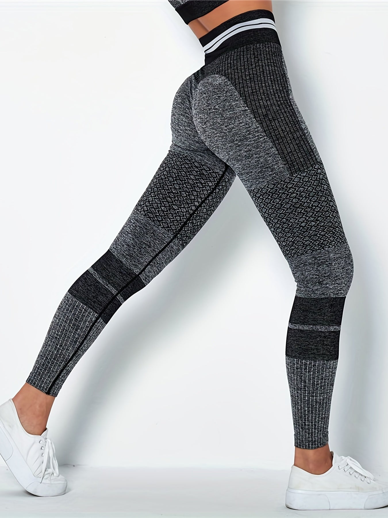 High Waist Sports Leggings For Women Hip Lifting Yoga Pants Elastic Gym Tight