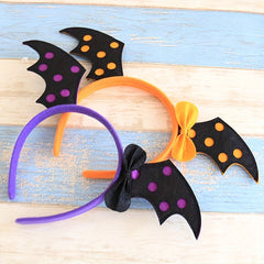 Halloween Hair Hoop Skull Bat Pumpkin Witch Hat Party Dressing Supplies