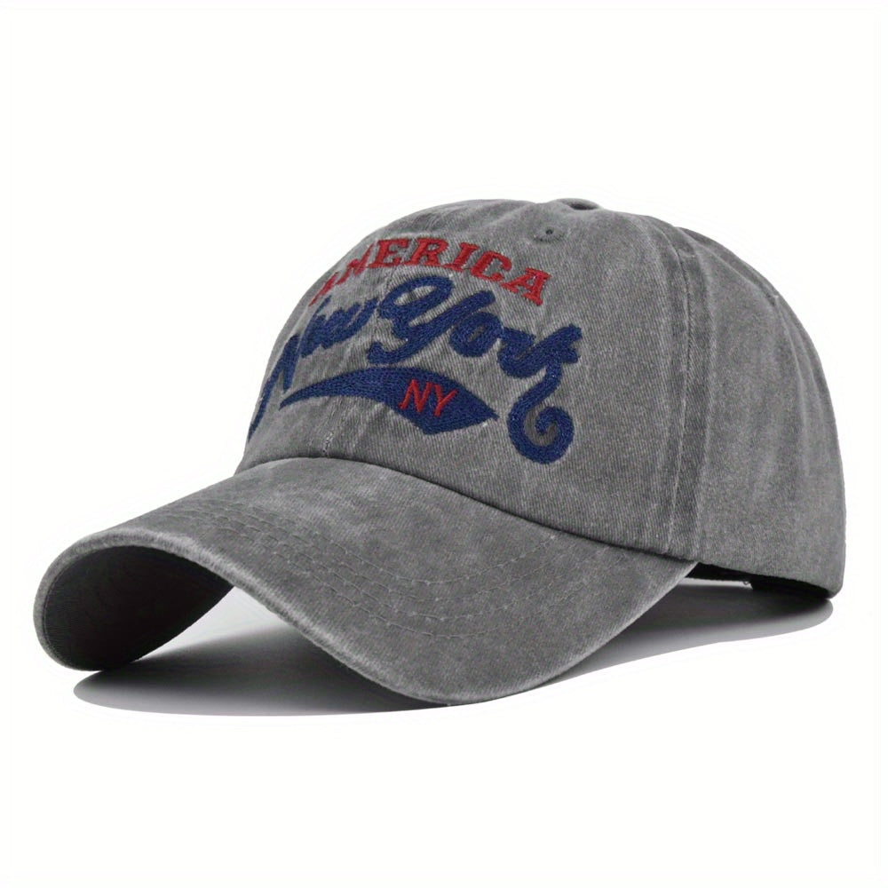 Retro Baseball Cap Soft Top Peaked Cap