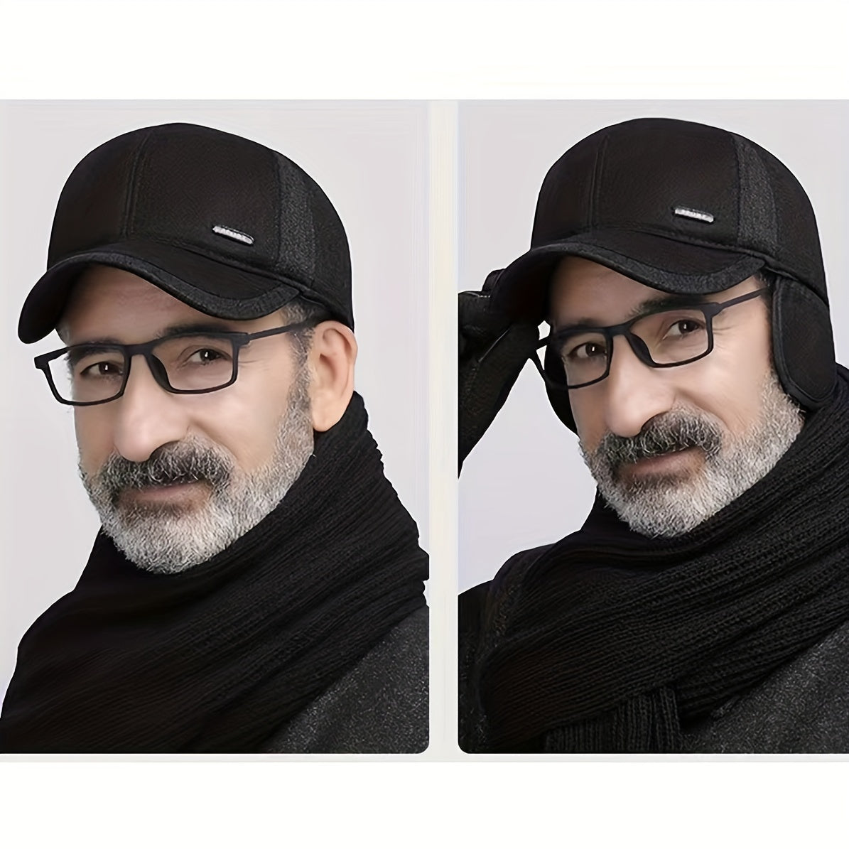 Thicker Winter Ears Protection Baseball Cap Snapback Sun Hat