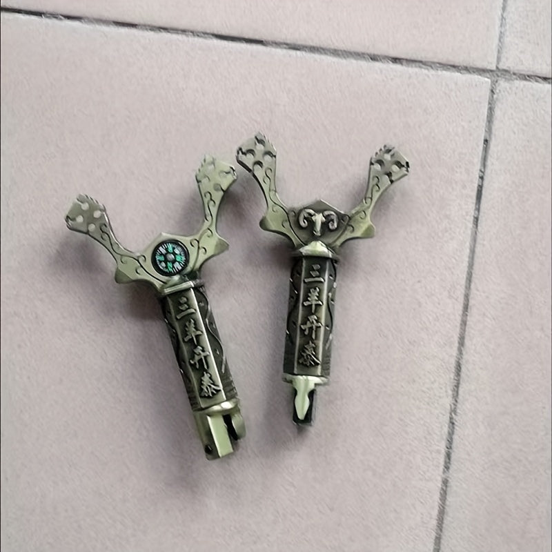 High Precision Alloy Slingshot Toy With Hallow Handle