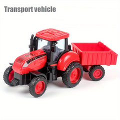 Inertia Agricultural Engineering Vehicle Toy Farm Farmer Car Toy