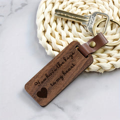 Walnut Keychain Keyring Creative Pendant Ornament Bag Wallet Gift