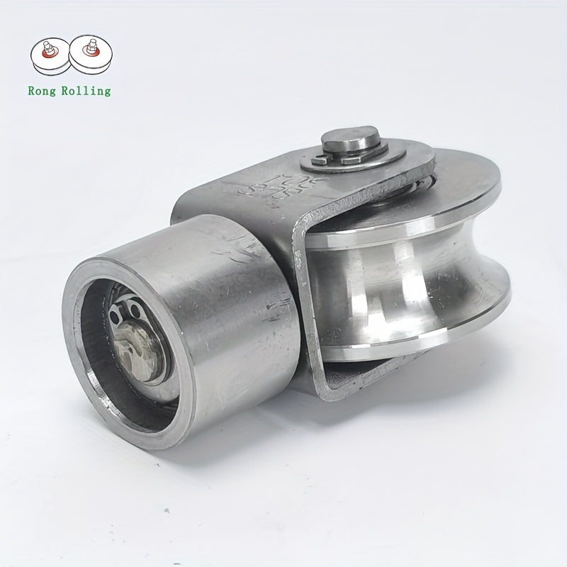 2pcs 304 Stainless Steel Sliding Gate Roller U Groove 16mm Universal Wheel