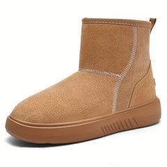 Women's Snow Boots Warm & Stylish Mid Top Footwear for Cold Weather