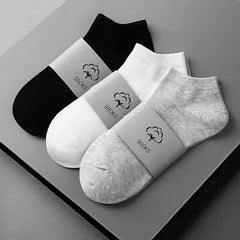 5 Pairs Low Cut Ankle Solid Socks Women's Stockings