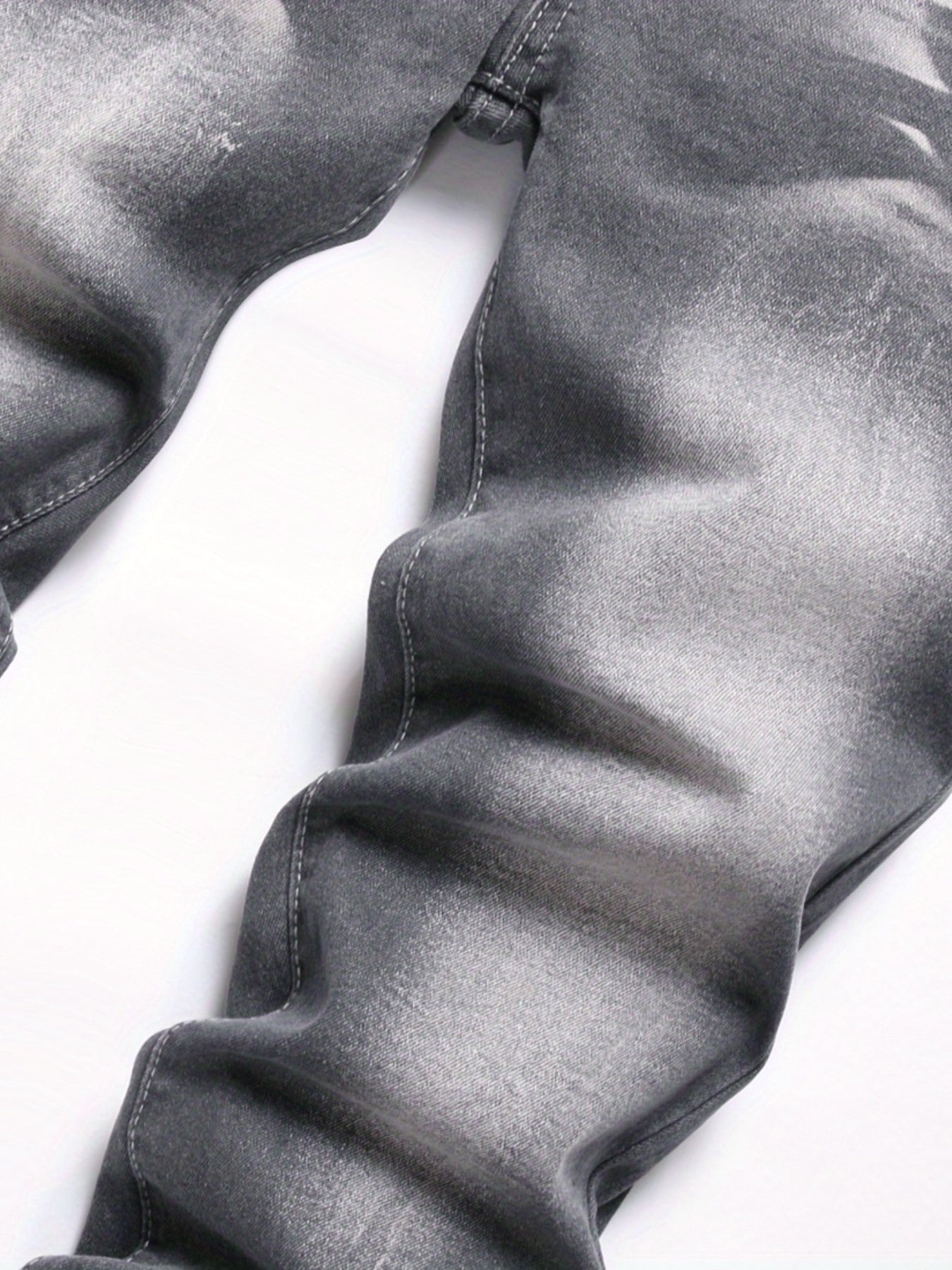 Boys Distressed Stretch Jeans Slim Fit Denim Pants