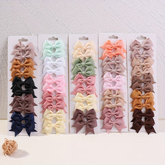 10pcs Baby Girls' Holiday Party Hair Clips Set