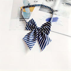Striped Printed Pre Tie For Boys