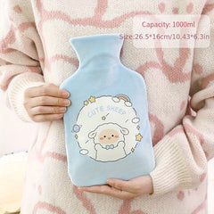 Large Capacity Plush Hot Water Bag for Camping