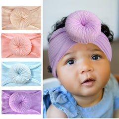 Tie Dye Nylon Soft Stretch Baby Headband All Season