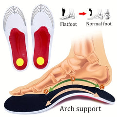 Orthotic Insoles for Arch Support Flat Feet Pronation Plantar Fasciitis Gel Pad