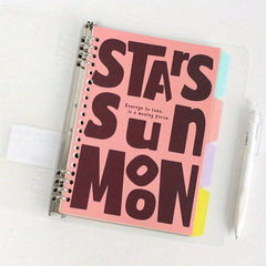 Retro Non-slip Loose Leaf Notebook 60 Sheets