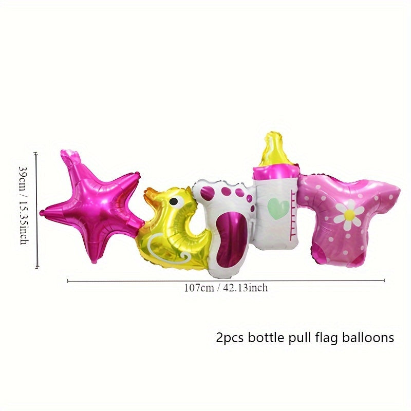 2pcs Birthday Party Decoration Balloons Accessories