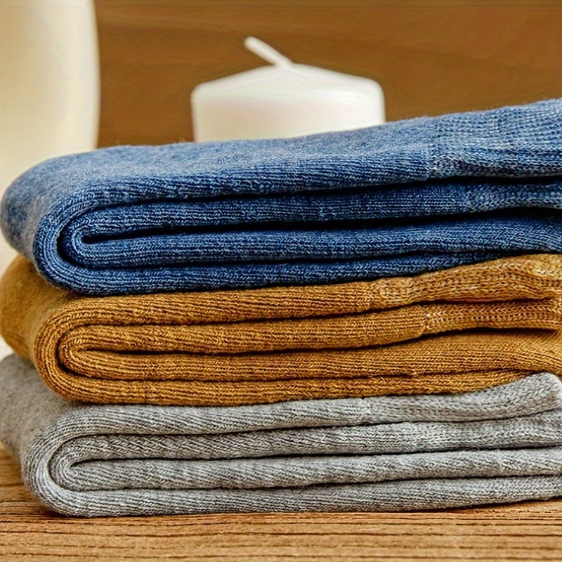 5 Pairs Winter Thick Socks Long Socks Warm Keeping Socks Sports