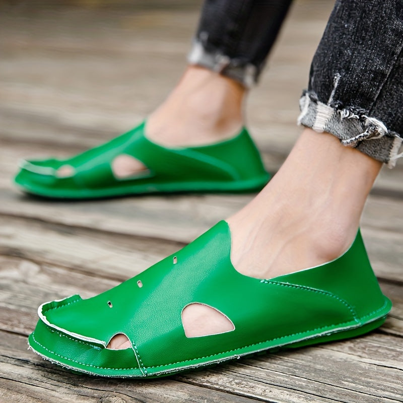 Men's Lightweight Comfy Clogs Hollow Out Non Slip Garden Shoes Summer