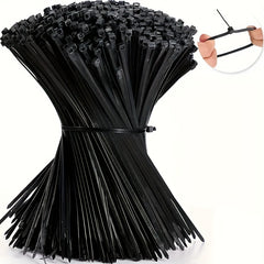100pcs Self-locking Nylon Strapping for Indoor and Outdoor Use
