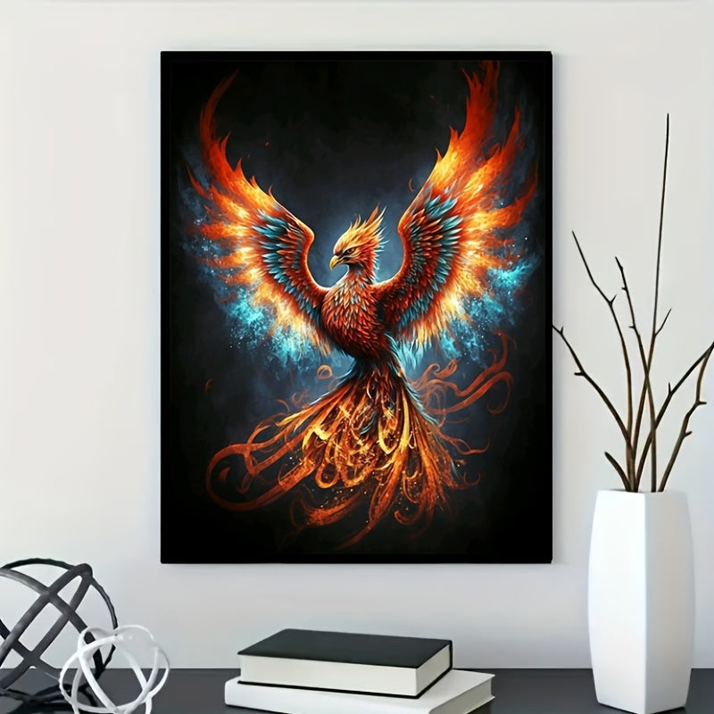 5D Diamond Painting Fire Phoenix Kit for Adults - 11.8x7.88 inches