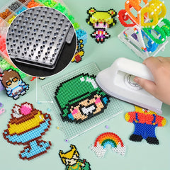 6Pcs 5mm Clear Plastic Fuse Boards Beads Pegboards DIY Jewelry Craft Supplies