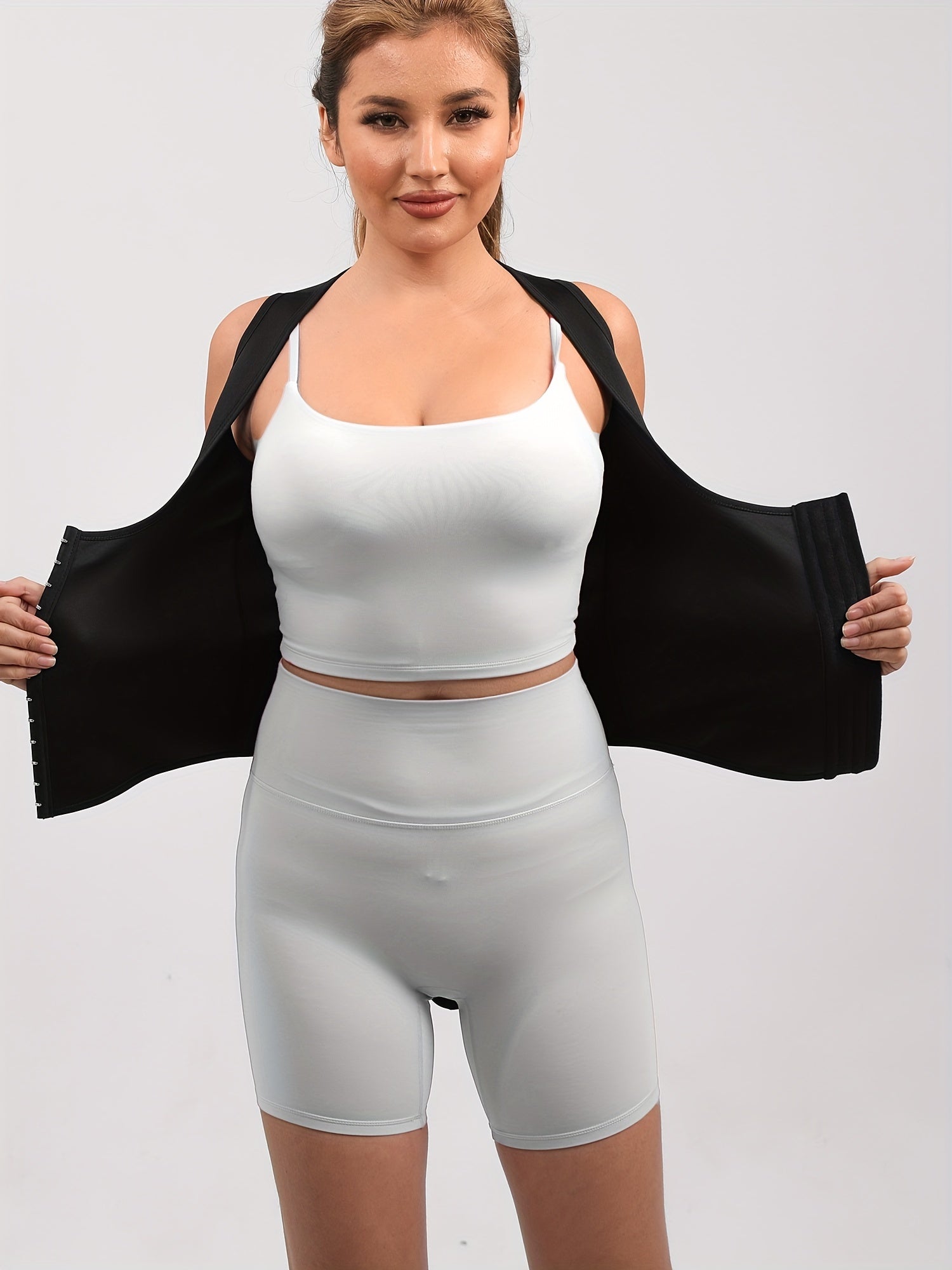 Women's Double Strap Sauna Suit for Waist Training