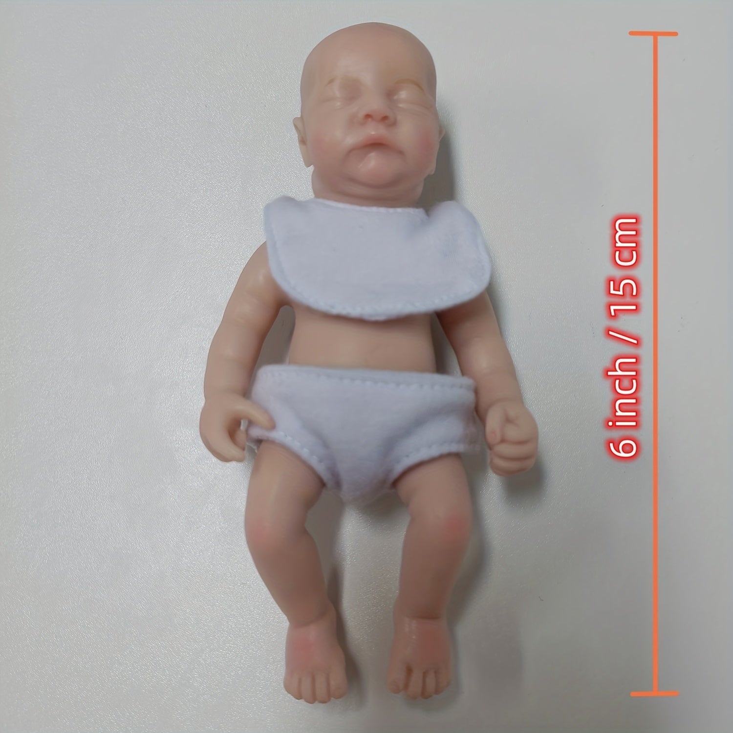 15-24cm Reborn Doll Full Silicone Body Toy Gift