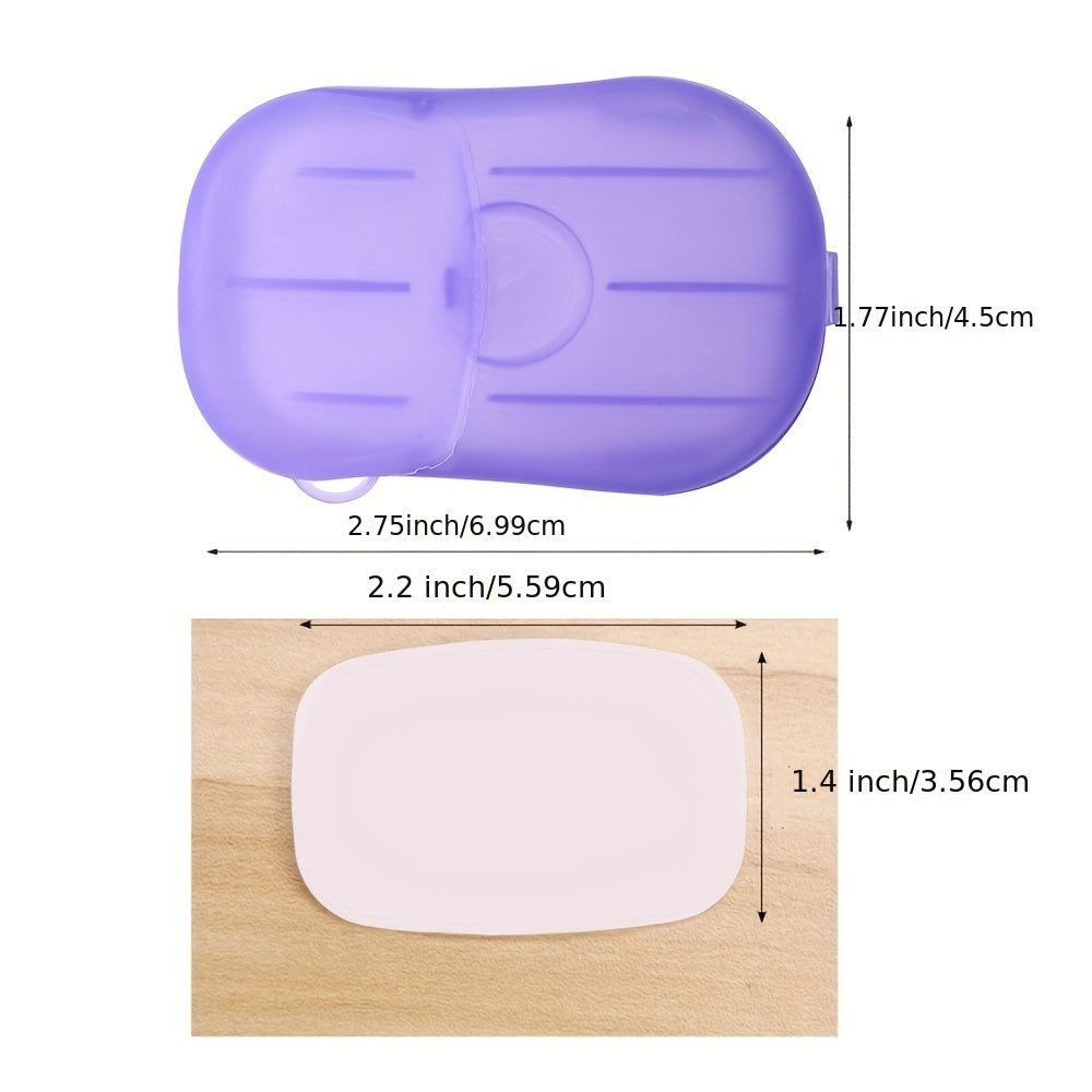 Portable Soap Flakes 10 Boxes 200pcs Travel Hand Washing Cleaning Soap