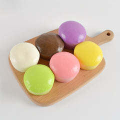 6pcs Random Slow Rebound Sticky Bread Vent Food Play Model Simulation Toy