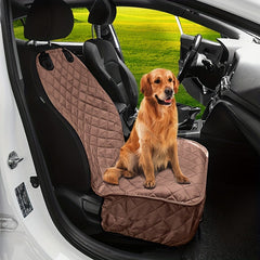 Waterproof Dog Seat Cover for Cars Trucks SUVs Non-slip Hammock Convertible