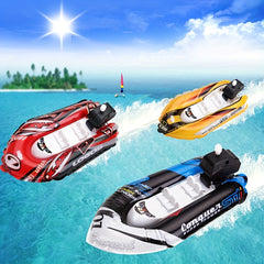 Inflatable Wind-up Water Play Speedboat Educational Toy