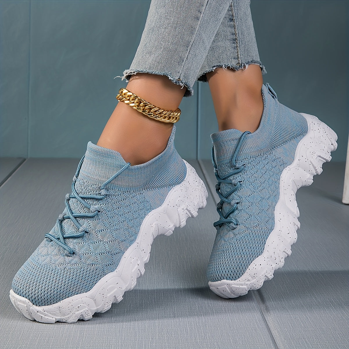 Women's Mesh Breathable Sports Shoes Lightweight Non slip Travel Shoes