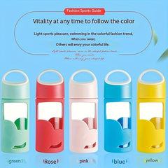 Portable High Temp Resistant Glass Sports Water Bottle