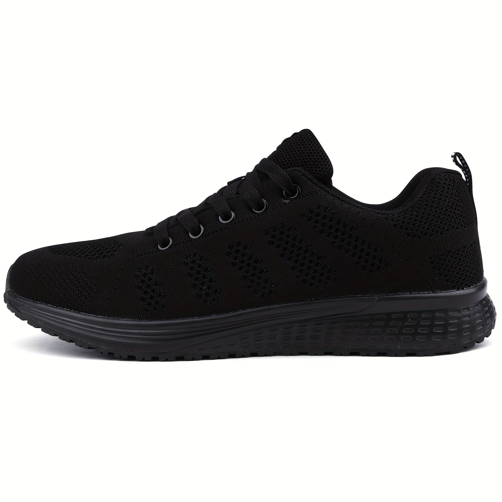 Women's Lightweight Gym Sneakers Breathable Lace up Running Shoes